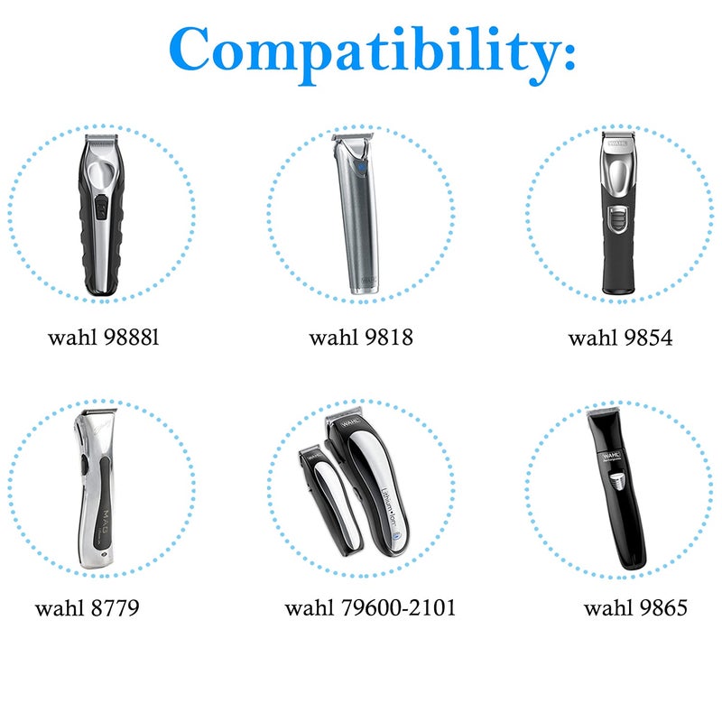 VHBW for Wahl Trimmer Charger 4V Power Cord for Wahl 9818 9818L 9888L 9916D 9918D 9685 Groomer Clipper 9854-600 9855 79600-2101 S004mu0400090 - Image 2